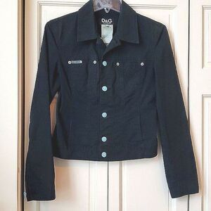 D&G, Dolce & Gabbana black jacket XS, Adorable, purchased in NYC
